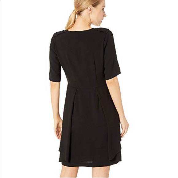 BCBGMAXAZRIA Esmerelda Wrap Front Dress - Picture 3 of 8